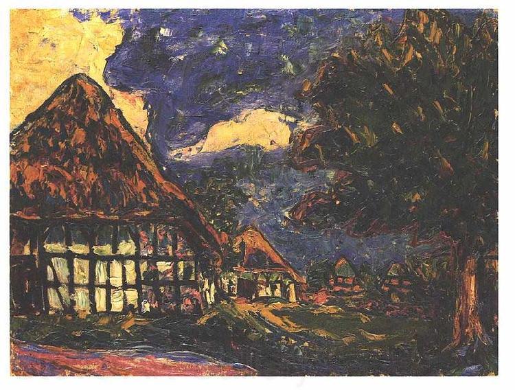 Ernst Ludwig Kirchner House on Fehmarn Germany oil painting art